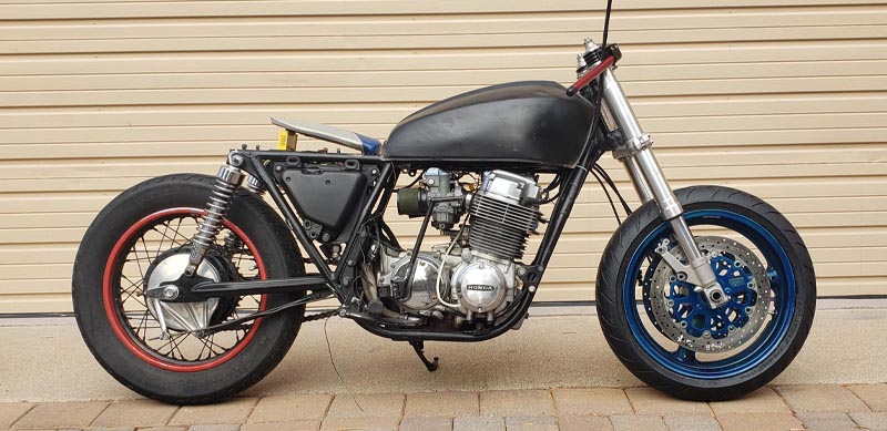Honda CB750 Fork Swap